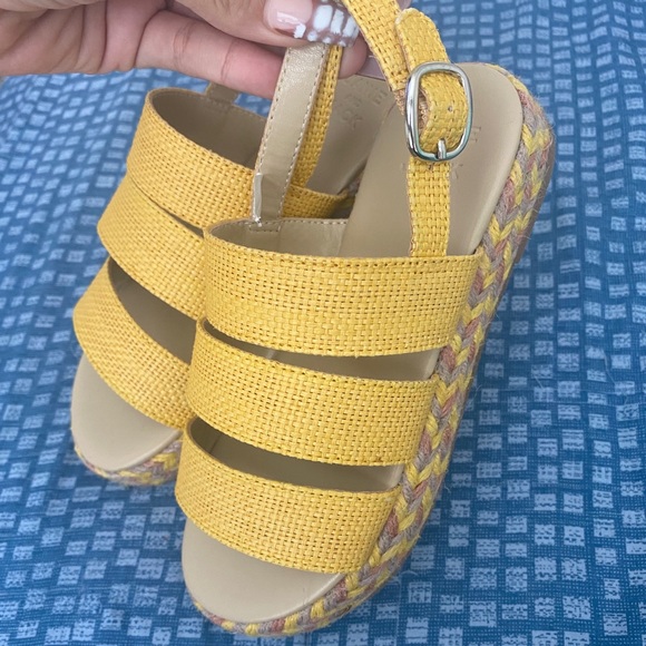 Janie & Jack girl straw espadrille - Picture 1 of 6
